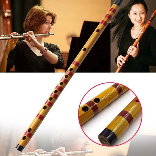 1 Pcs Professional Flute Bamboo Musical Instrument Handmade for Beginner Students SUB Sale