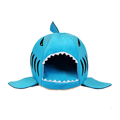 Cat's Shark Bed House Sweet Basket Dog Toys Hamster Cage Cave Accessories Pet Products Supplies