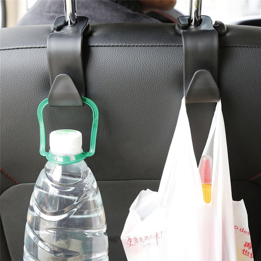 1 Pcs Car Seat Back Hook Car Accessories Interior Portable Hanger Holder Storage Car Bag Purse Cloth Decoration