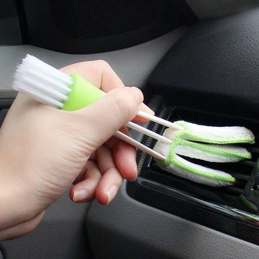 2 In 1 Car Air-Conditioner Outlet Cleaning Tool Multi-purpose Dust Brush Car Accessories Interior Multi-purpose Brush